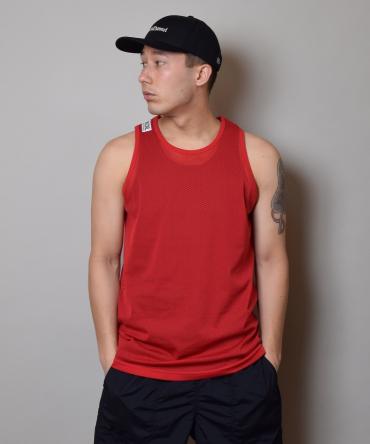 MESH TANK TOP / RED