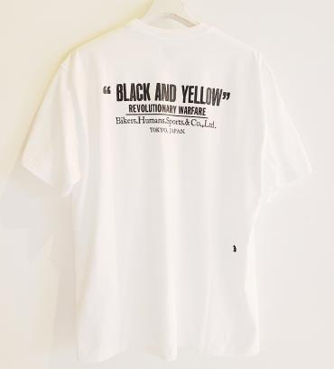 CIRCLE POCKET TEE *ホワイト×ブラック*