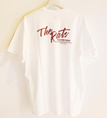 The Rats TEE *ホワイト×バーガンディー*