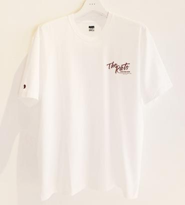 The Rats TEE *ホワイト×バーガンディー*