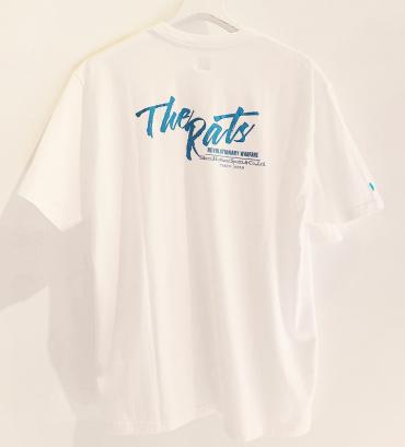 The Rats TEE *ホワイト×ライトブルー*