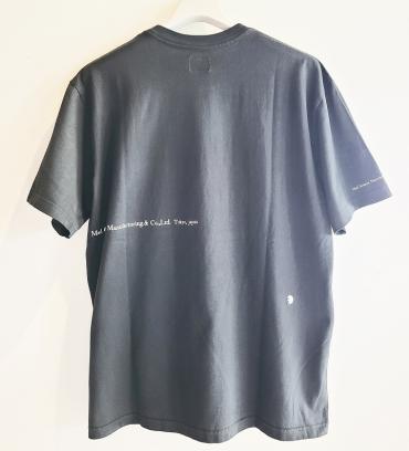 BOX FLAME LOGO TEE *ブラック×オレンジ*