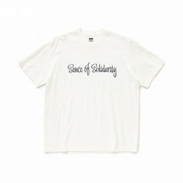 CHAIN LOCK TEE *ホワイト×ネイビー*