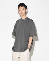 Faded Color Mock Neck T-shirt[LEC1066] *チャコールグレー*