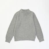 MOCK NECK KNIT *グレー*