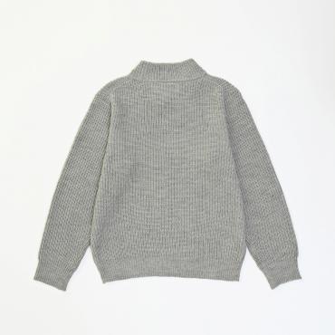 MOCK NECK KNIT *グレー*