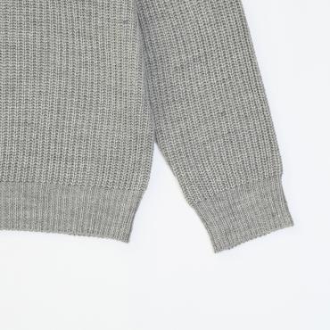 MOCK NECK KNIT *グレー*