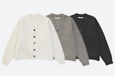 MOHAIR BIG CARDIGAN *モカ*