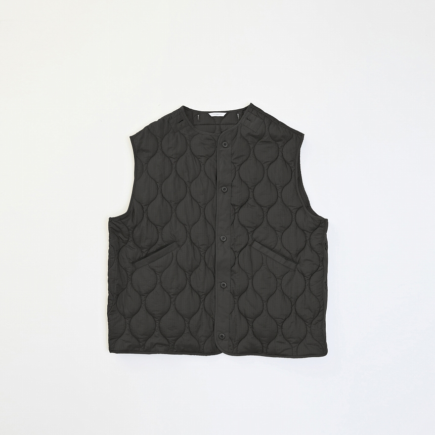 VICTIM   QUILTED BIG VEST   BLACK M