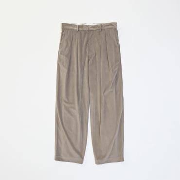 VELOR WIDE SLACKS *ベージュ*
