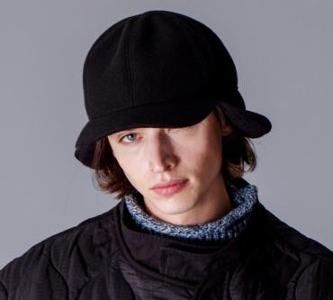 ×CA4LA / EAR FLAP FLEECE CAP *ブラック*