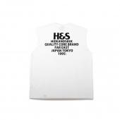 H&S Logo Sleeveless Tee *ホワイト*