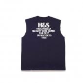 H&S Logo Sleeveless Tee *ネイビー*