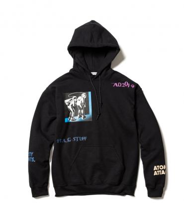 "PARTY AGENTS" HOODIE *ブラック*