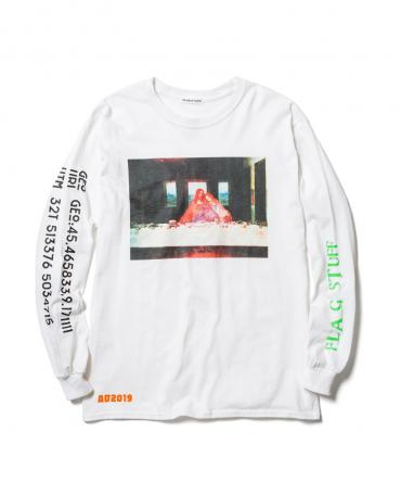 "Supper" L/S Tee *ホワイト*