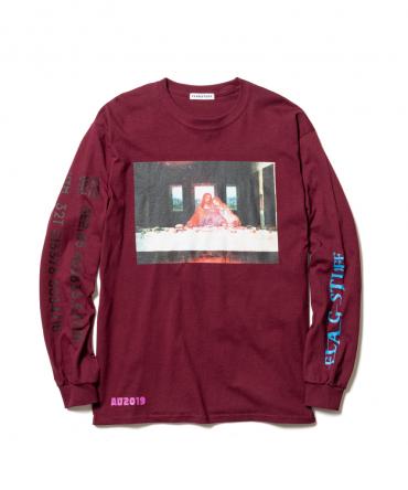 "Supper" L/S Tee *マロン*