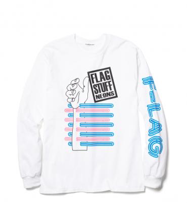 "NEONS" L/S Tee *ホワイト*