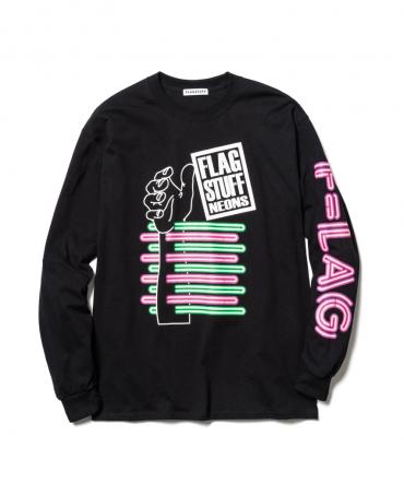 "NEONS" L/S Tee *ブラック*