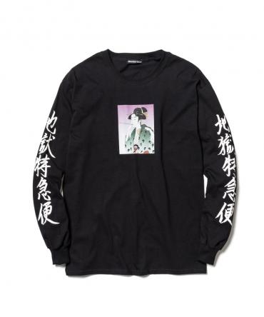 "地獄特急便"L/S Tee *ブラック*