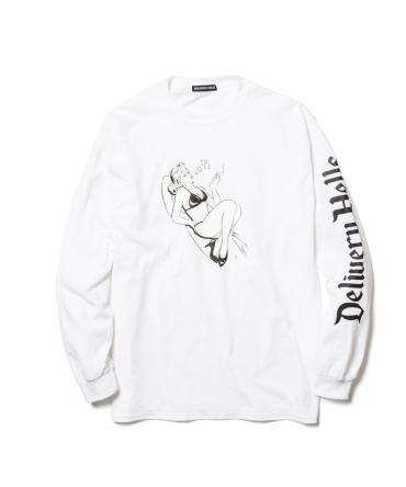 "$" L/S Tee *ホワイト*