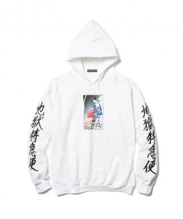 "地獄特急便" HOODIE *ホワイト*