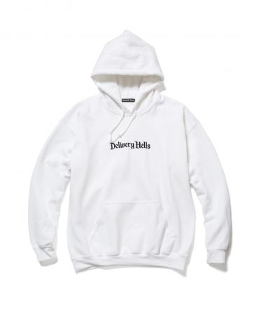 "DELIVERYHELLS" HOODIE *ホワイト*