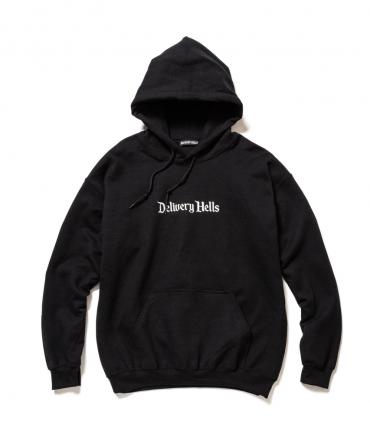 "DELIVERYHELLS" HOODIE *ブラック*