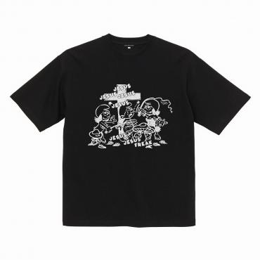 Jesus big silhouette tee *ブラック*