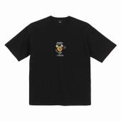 Mad tiger embroidart big silhouette tee *ブラック*