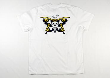 SKULL BURTTERFLY T-SHIRT *ホワイト*