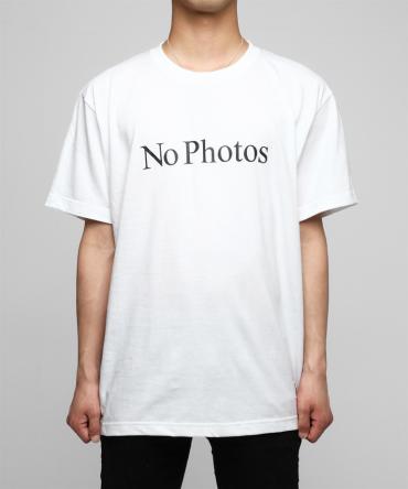 No Photos T-shirts[FRC250] *ホワイト*