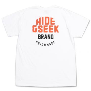 HIDE&SEEK POCKET S/S TEE *ホワイト*