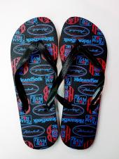 HS BEACH SANDAL *BLACK×RED*