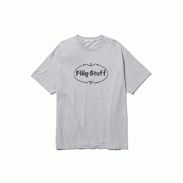 ice logo tee *ヘザーグレー*