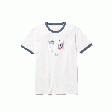 ”MILK"ringer Tee *ホワイト*