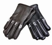 LEATHER GLOVE DEEP URGLY *ブラウン*