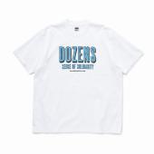 DOZENS TEE *ホワイト×ブルー*