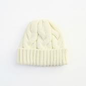 ×CA4LA / CABLE KNIT CAP *ホワイト*