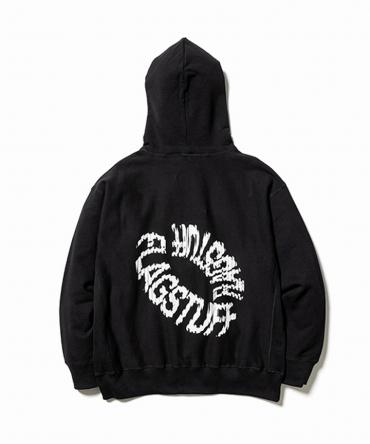 COLLAGE DONUTS LOGO HOODIE  *ブラック*