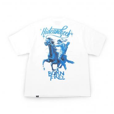 Horse Rider S/S Tee *ホワイト×ネイビー*