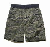 NYLON CAMO SHORTS / GREEN