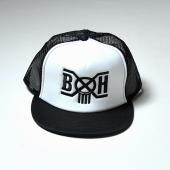 BxH LOGO MESH CAP *ブラック×ホワイト*