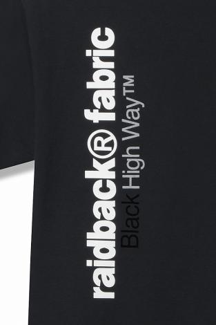 BACK CHANNELxRAIDBACK®FABRIC T / BLACK