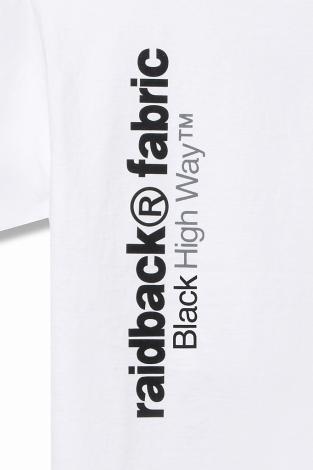 BACK CHANNELxRAIDBACK®FABRIC T / WHITE