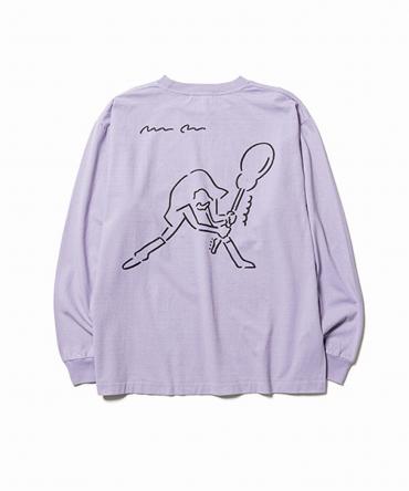 L/S TEE *パープル*