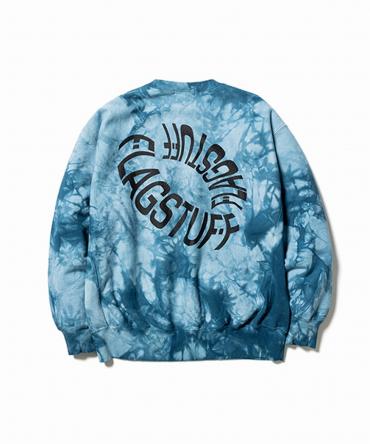 "TIE DYE" SWEAT *ブルー*