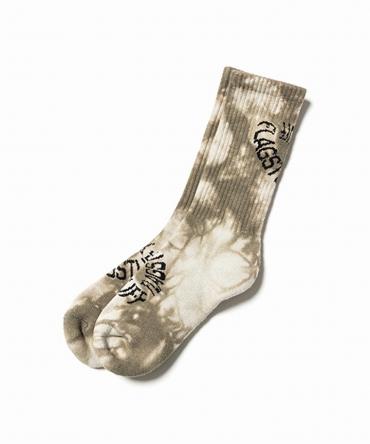 "TIE DYE" SOX *オリーブドラブ*