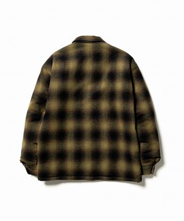 QUILTING CHECK SHIRTS *イエロー*