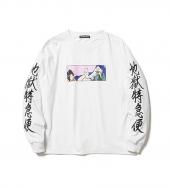 "地獄特急便" STYLE1 L/S Tee *ホワイト*