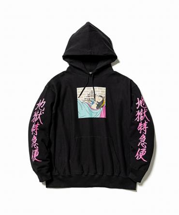 "地獄特急便" HOODIE  *ブラック*